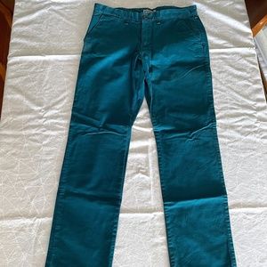 Express Teal Chino Pants Size 29/30